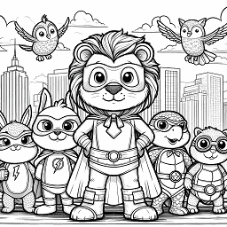 Superhero Animal Squad